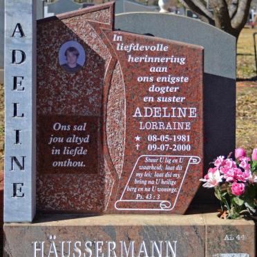 HÄUSSERMANN Adeline Lorraine 1981-2000