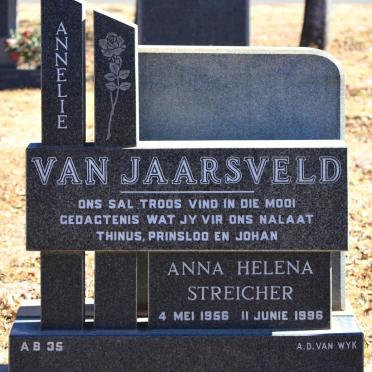 JAARSVELD Anna Helena, van nee STREICHER 1956-1996