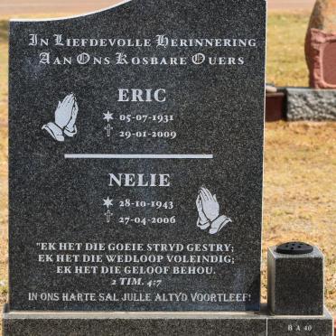 JAGER Eric, de 1931-2009 &amp; Nelie 1943-2006