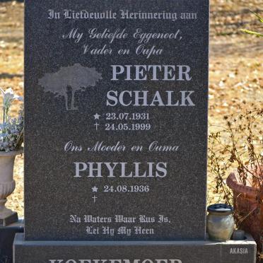 KOEKEMOER Pieter Schalk 1931-1999 &amp; Phyllis 1936-