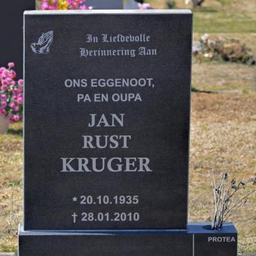 KRUGER Jan Rust 1935-2010