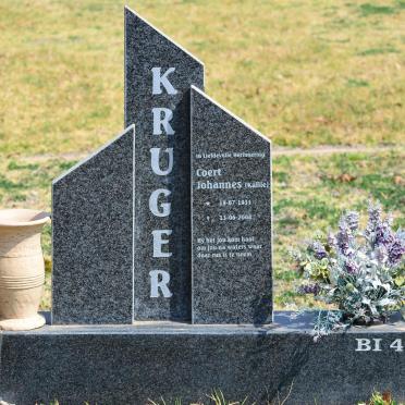KRUGER Coert Johannes 1931-2008
