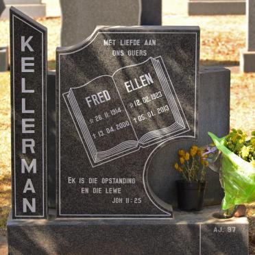 KELLERMAN Fred 1914-2000 &amp; Ellen 1923-2013