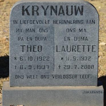 KLYNAUW Theo 1922-1997 &amp; Laurette 1932-2000