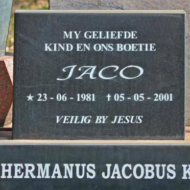 KRIEL Hermanus Jacobus 1981-2001