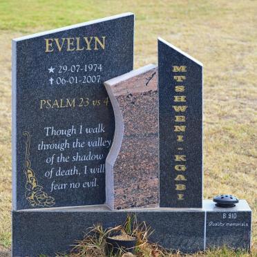 KGABI Evelyn, Mtshweni 1974-2007