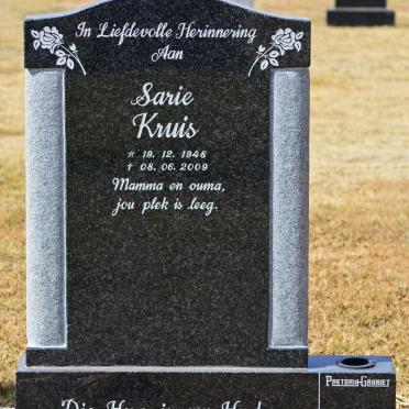 KRUIS Sarie 1948-2009