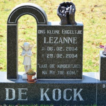 KOCK Lezanne, de 2004-2004
