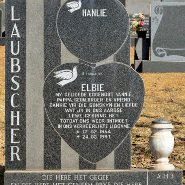 LAUBSCHER Elbie 1954-1997 &amp; Hanlie