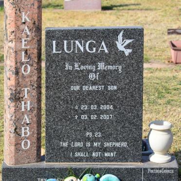 LUNGA Kaelo Thabo 2004-2007