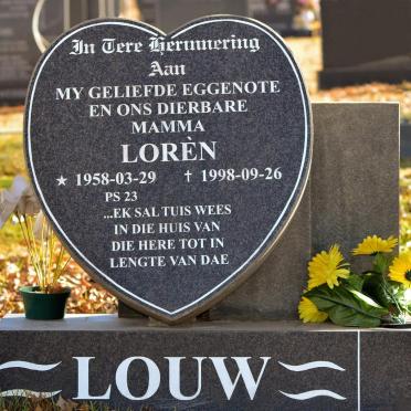 LOUW Lorèn 1958-1998
