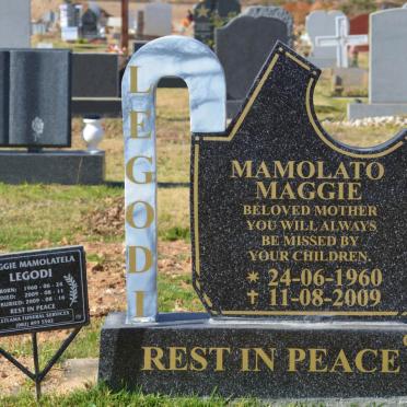 LEGODI Mamolato Maggie 1960-2009
