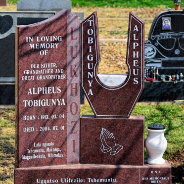 LUKHOZI Alpheus Tobigunya 1913-2004