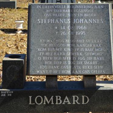 LOMBARD Stephanus Johannes 1966-1995