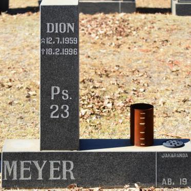 MEYER Dion 1959-1996
