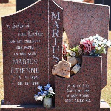 MERWE Marius Etienne, van der 1954-1996
