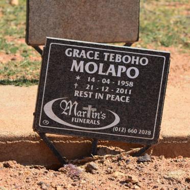 MOLAPO Teboho Grace 1958-2011