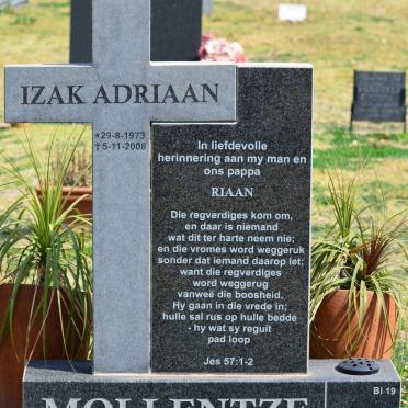 MOLLENTZE Izak Adriaan 1973-2008