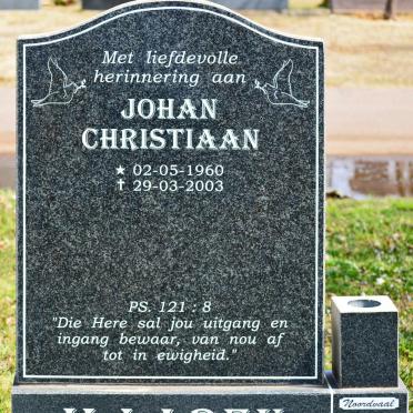McLAREN Johan Christiaan 1960-2003