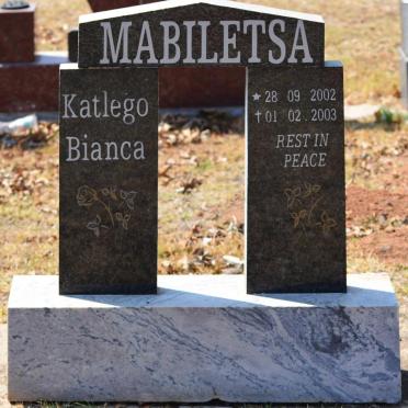 MABILETSA Katlego Bianca 2002-2003
