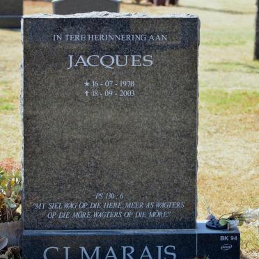 MARAIS C.J. 1970-2003