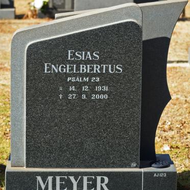 MEYER Esias Engelbertus 1931-2000