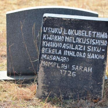 MASANABO Nomolayi Sarah 1726-??
