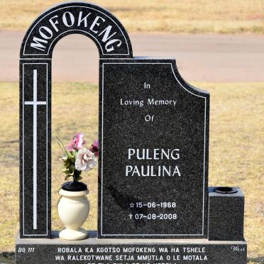 MOFOKENG Puleng Paulina 1968-2008
