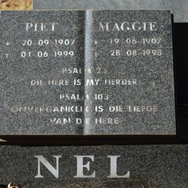 NEL Piet 1907-1999 &amp; Maggie 1907-1998