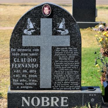NOBRE Claudio Fernando 1974-2008