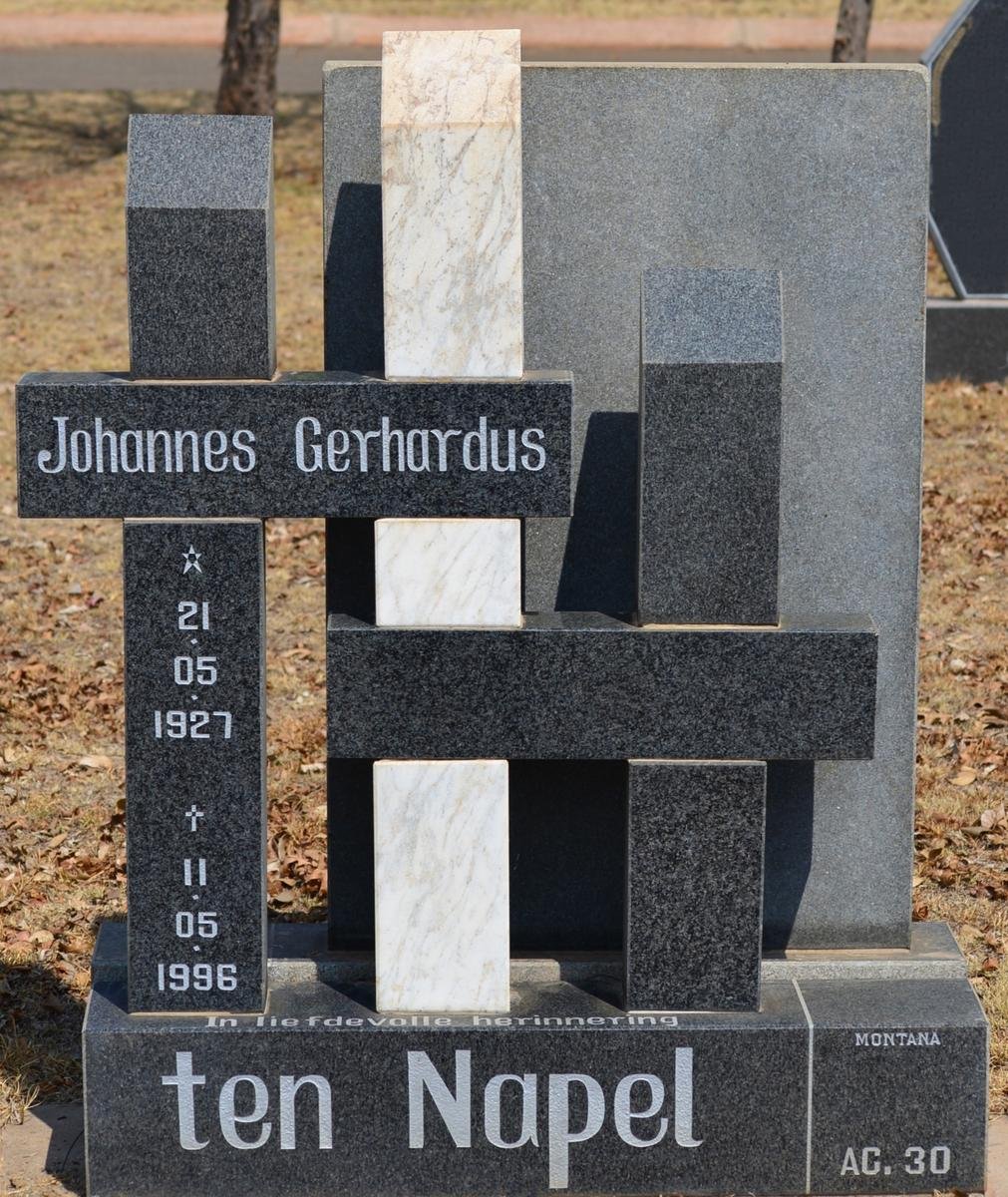 NAPEL Johannes Gerhardus, ten 1927-1996