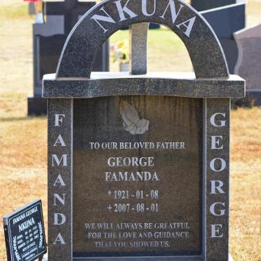 NKUNA George Famanda 1921-2007