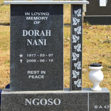 NGOSO Dorah Nani 1977-2006
