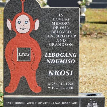 NKOSI Lebogang Ndumiso 1998-2000