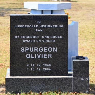 OLIVIER Spurgeon 1948-2004