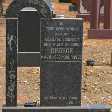 OOSTHUIZEN George 1933-1995