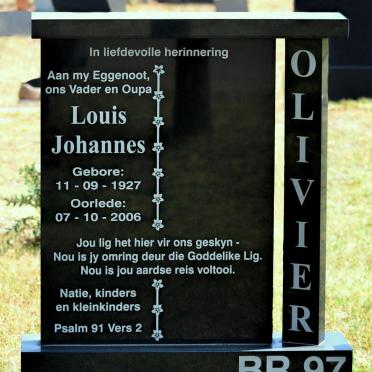 OLIVIER Louis Johannes 1927-2006