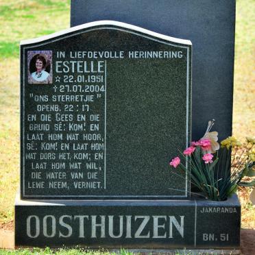OOSTHUIZEN Estelle 1951-2004
