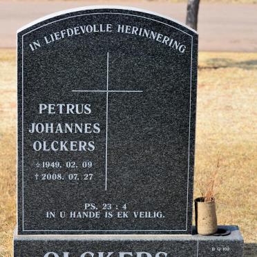 OLCKERS Petrus Johannes 1949-2008