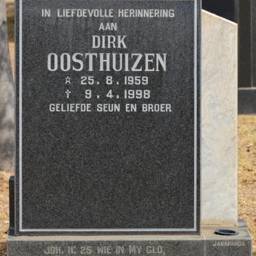 OOSTHUIZEN Dirk 1959-1998