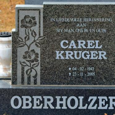 OBERHOLZER Carel Kruger 1943-2005
