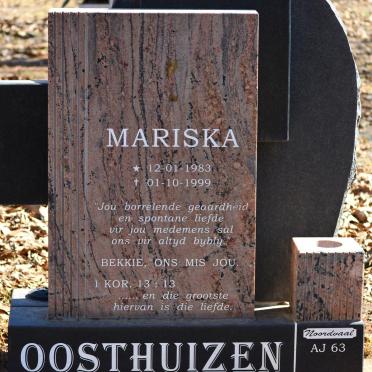 OOSTHUIZEN Mariska 1983-1999