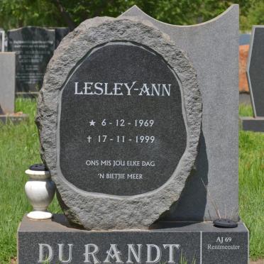 RANDT Lesley-Ann, du 1969-1999