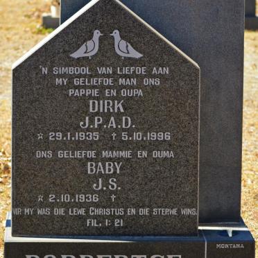 ROBBERTSE J.P.A.D.1935-1996 &amp; J.S. 1936-