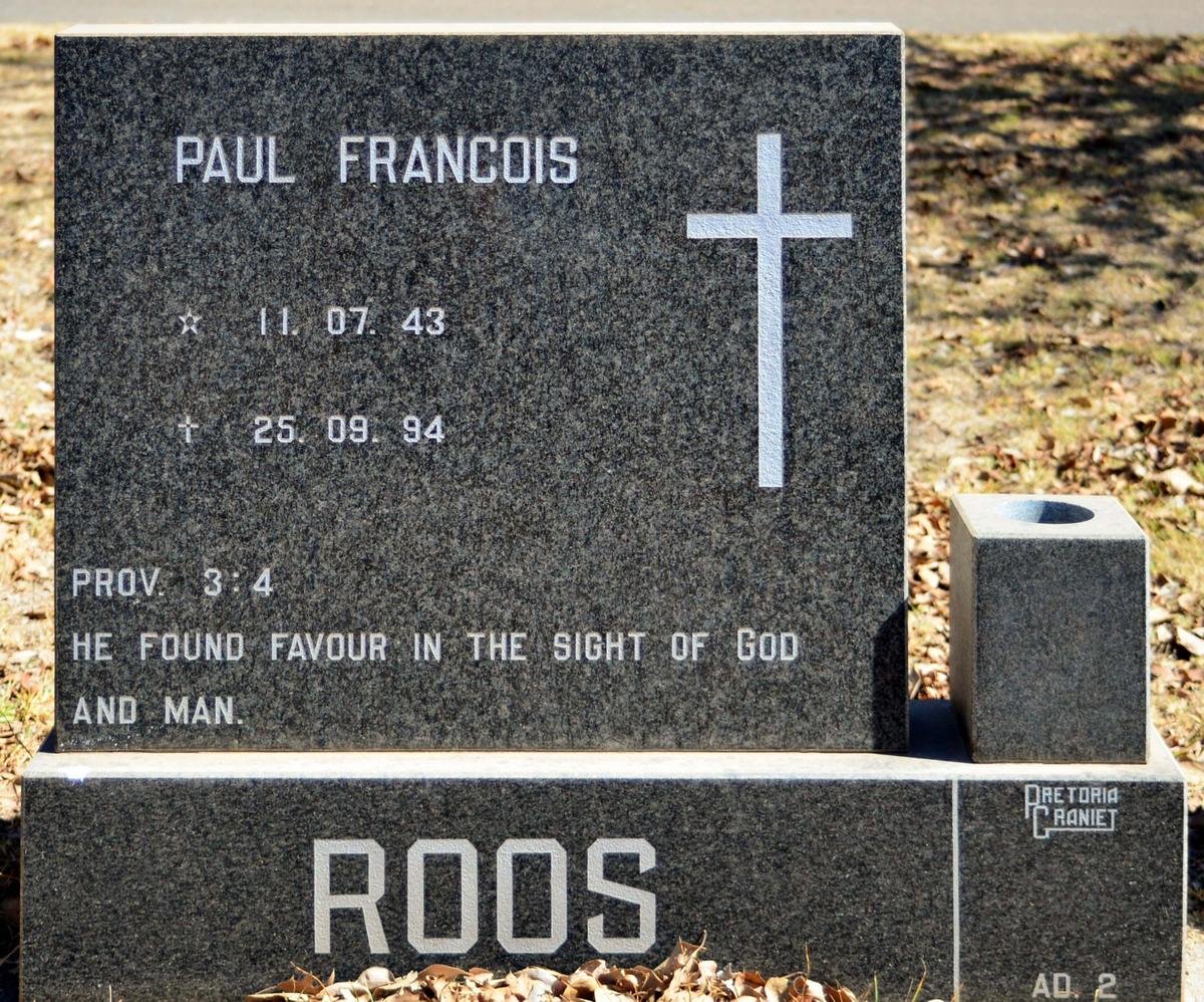 ROOS Paul Francois 1943-1994