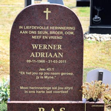 RAS Werner Adriaan 1966-2011