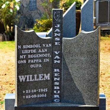RENSBURG Willem, Janse van 1945-2004