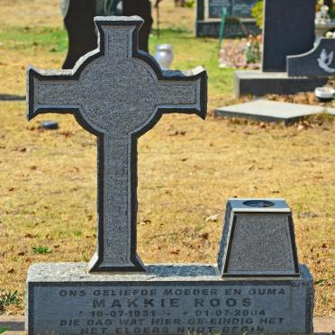 ROOS Makkie 1931-2004