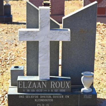 ROUX Elzaan 1972-1996