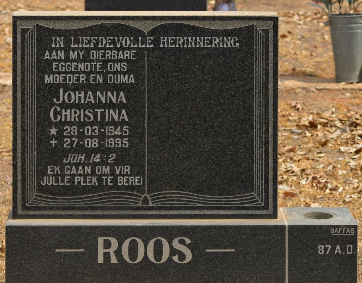 ROOS Johanna Christina 1945-1995